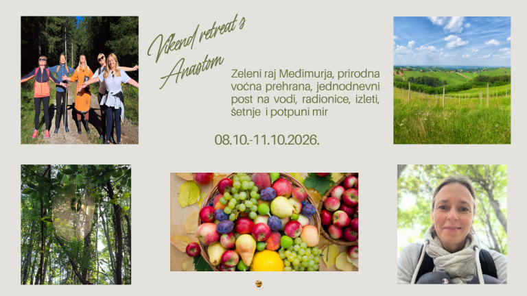 Jesenski vikend retreat s Anastom 2026 - Program i aktivnosti